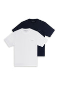 Duocas 2 Pack T-Shirts Navy/White