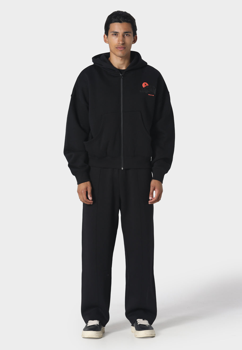 Kion Zip Hoodie Black
