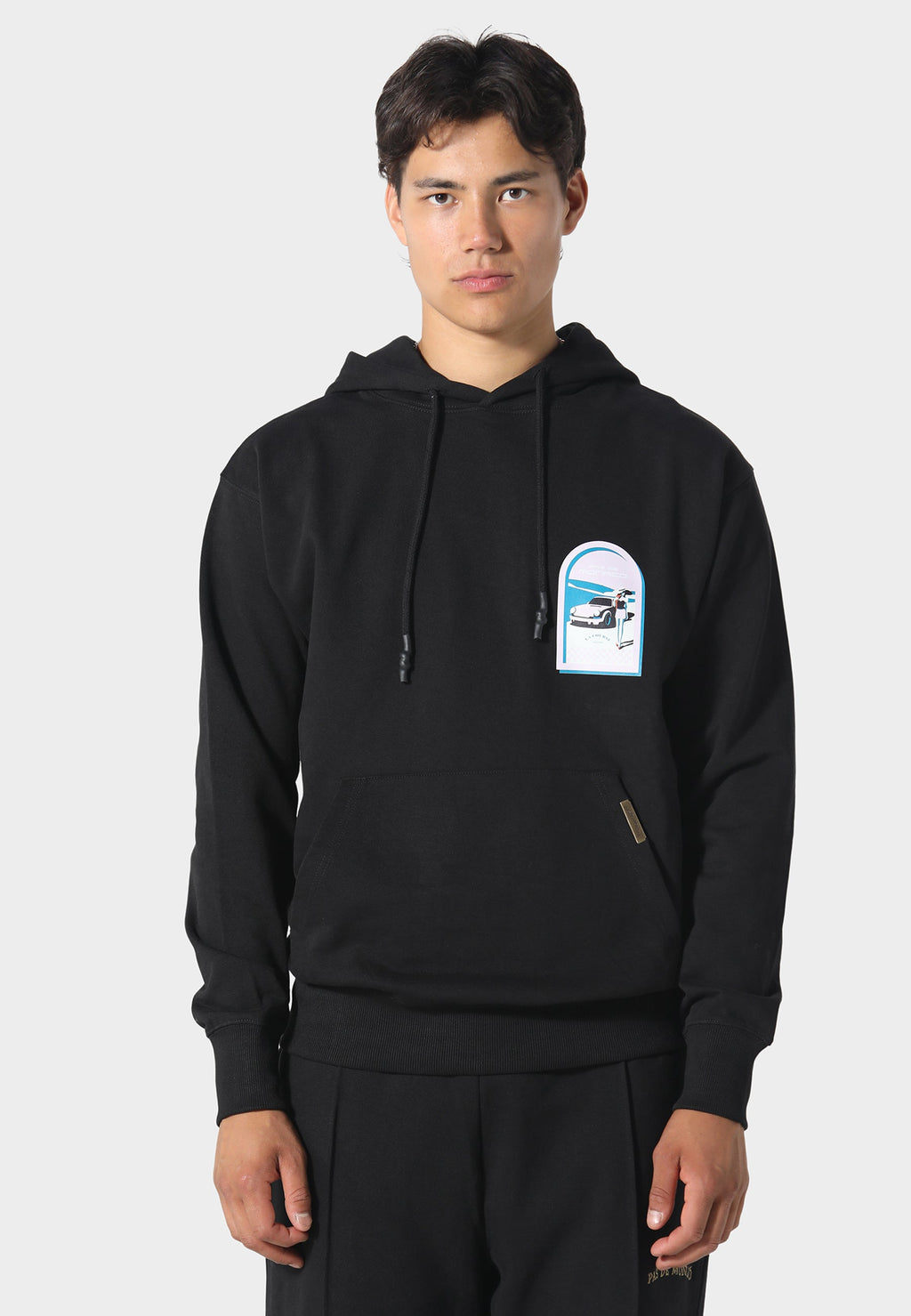911 Arch Black Hoodie