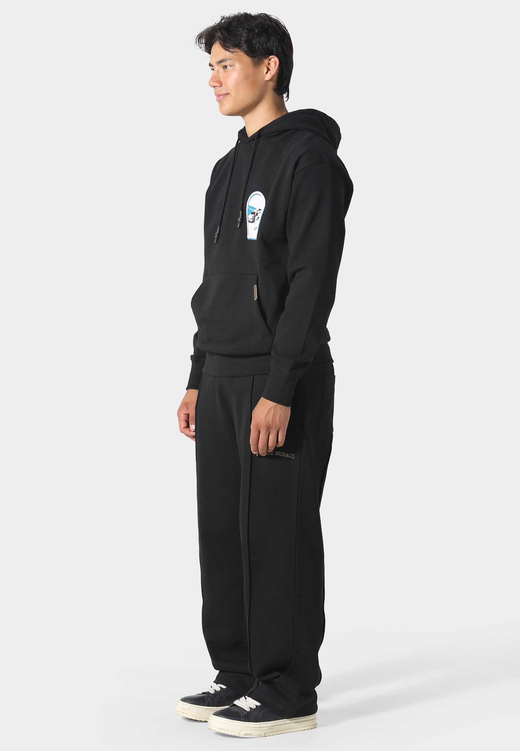 911 Arch Black Hoodie