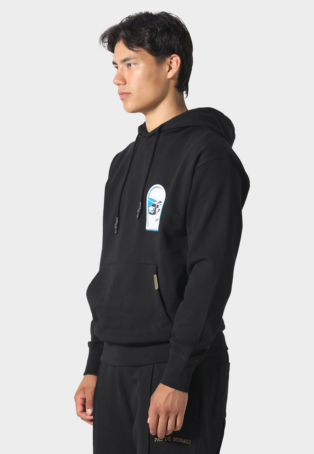 911 Arch Black Hoodie