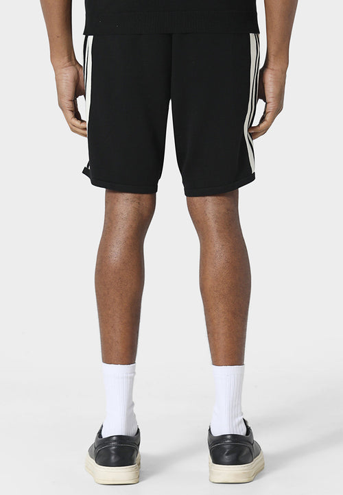 Aether Black Knitted Shorts