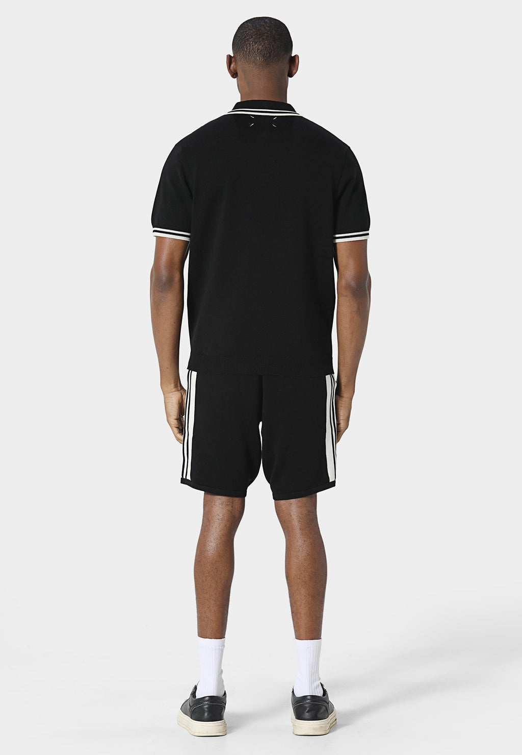 Aether Black Knitted Shorts