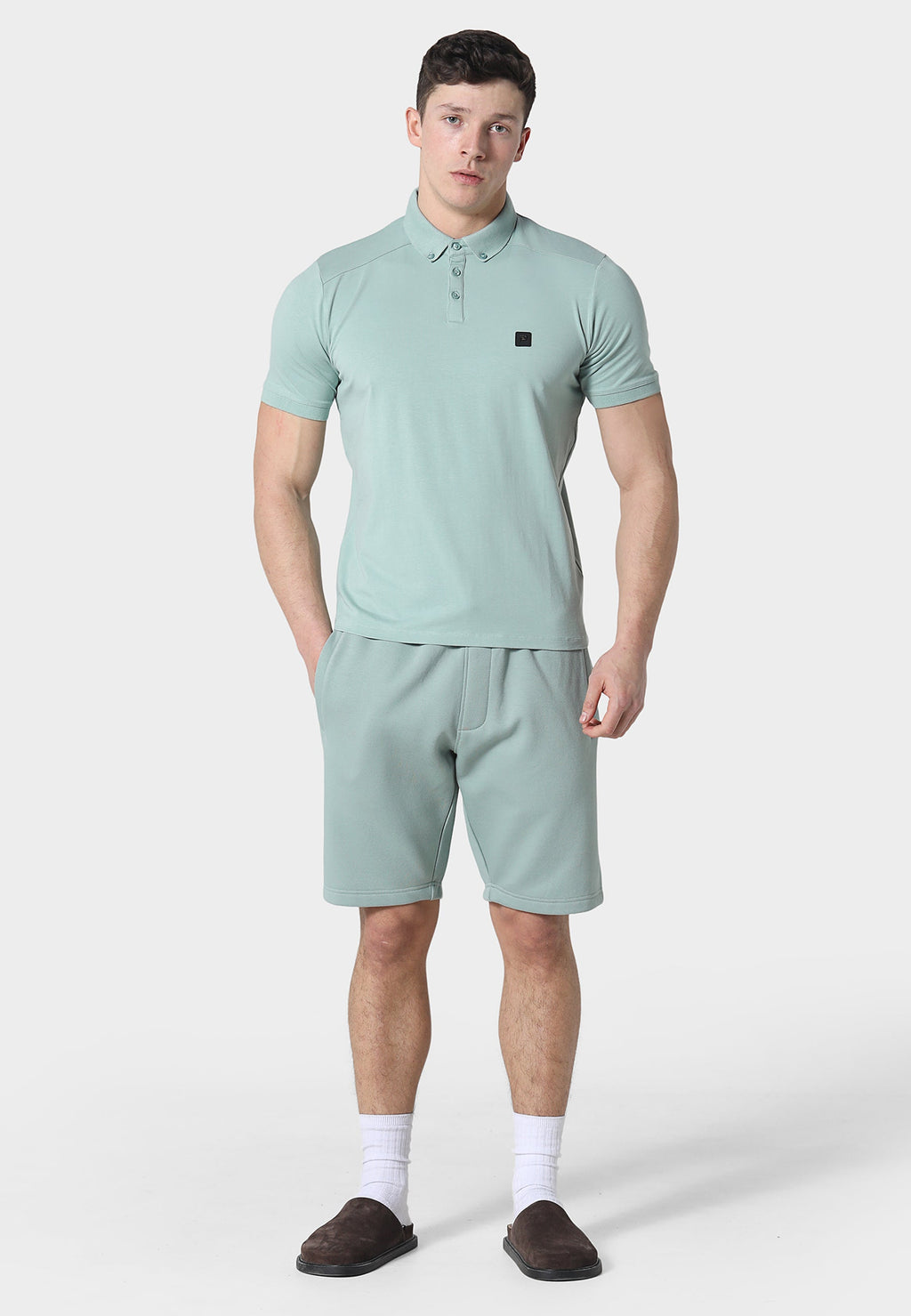 Aitor Pale Aqua Jog Shorts