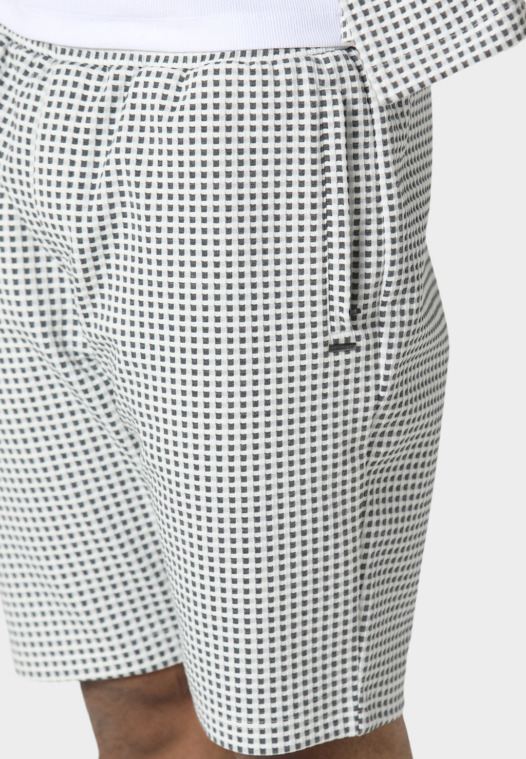 Ashwa Cool Grey Jog Shorts