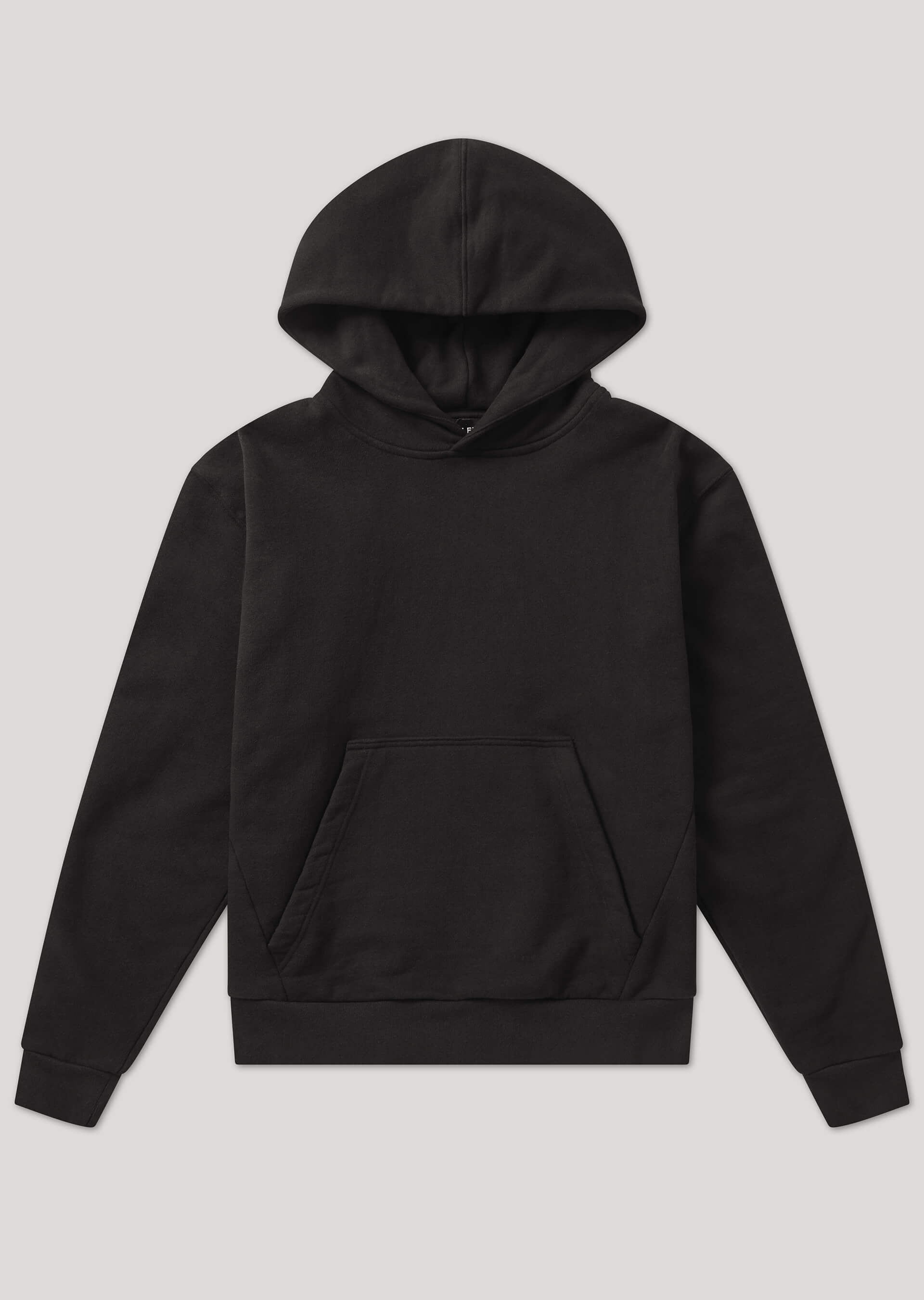 Bayham Black Oversized Hooded Sweatshirt