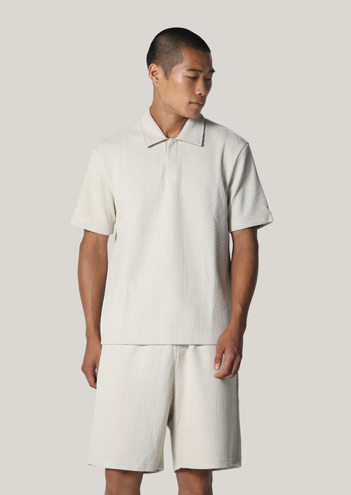 Bradman Beige Polo Shirt