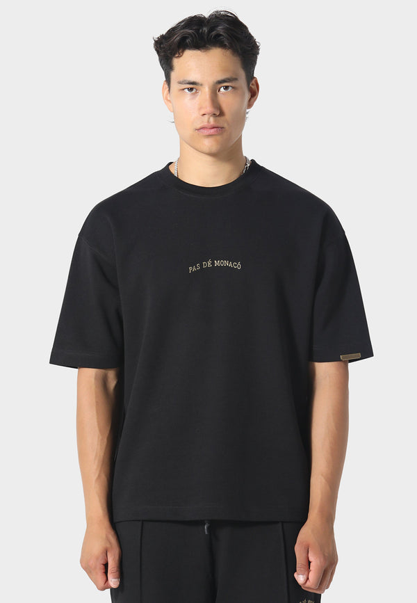 Broderie Black T-Shirt