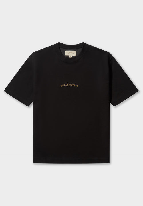Broderie Black T-Shirt