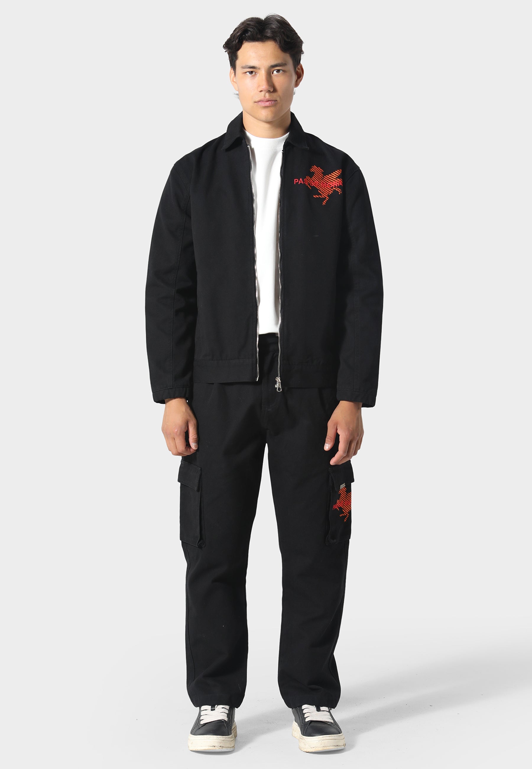 Canvas Race Black Jacket