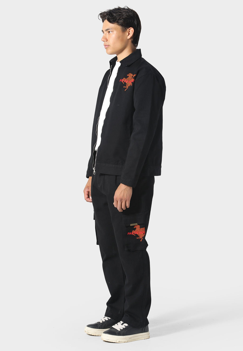 Canvas Race Black Jacket