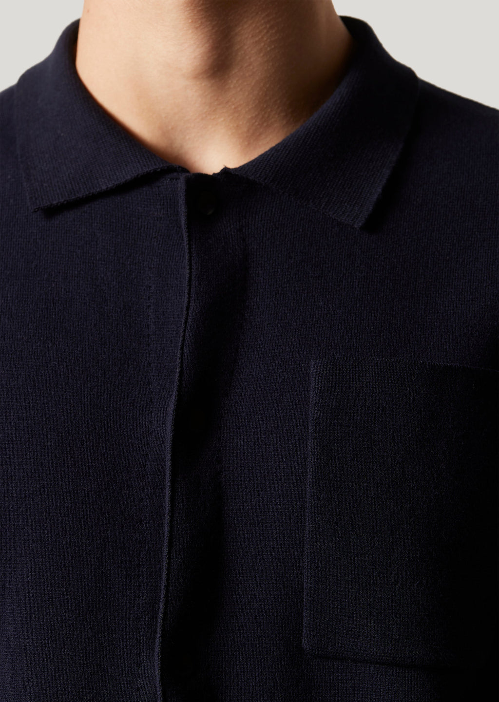 Carlisle Navy Knitted Cardigan
