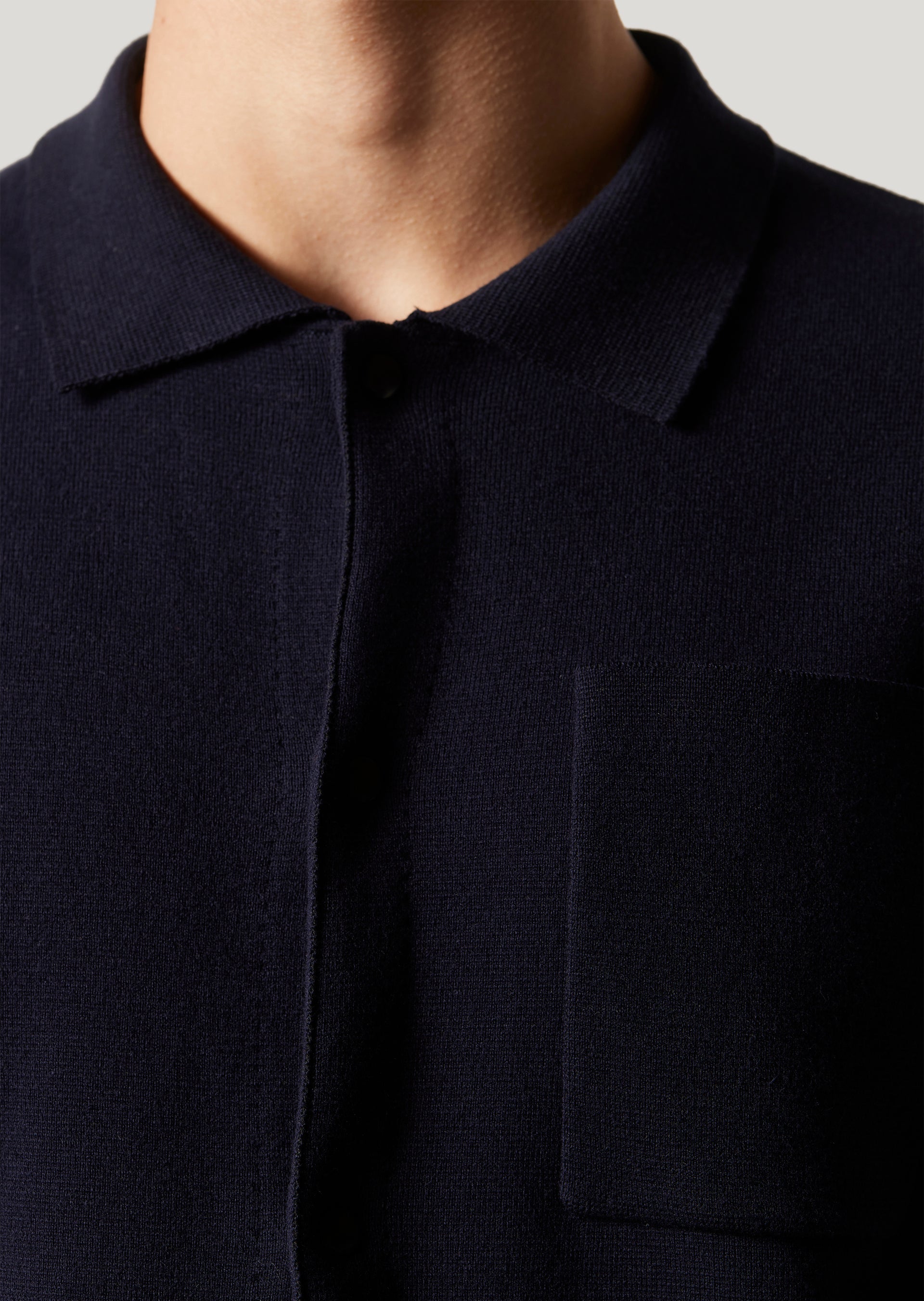 Carlisle Navy Knitted Cardigan