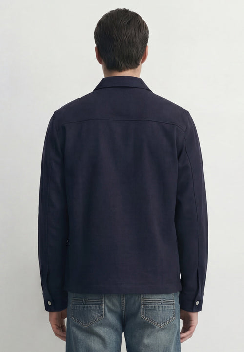 Clearlake Navy Overshirt