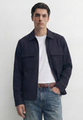 Clearlake Navy Overshirt