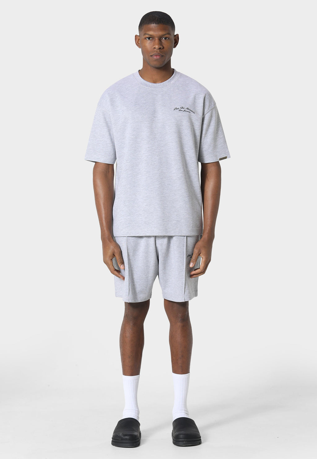 Crest Marl Grey T-Shirt