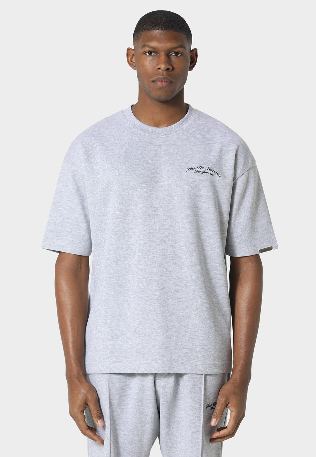 Crest Marl Grey T-Shirt