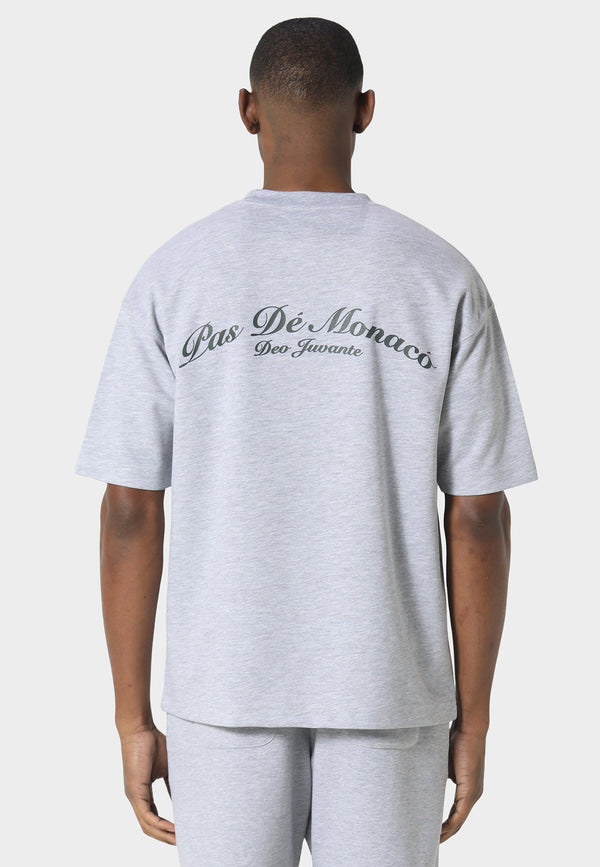 Crest Marl Grey T-Shirt