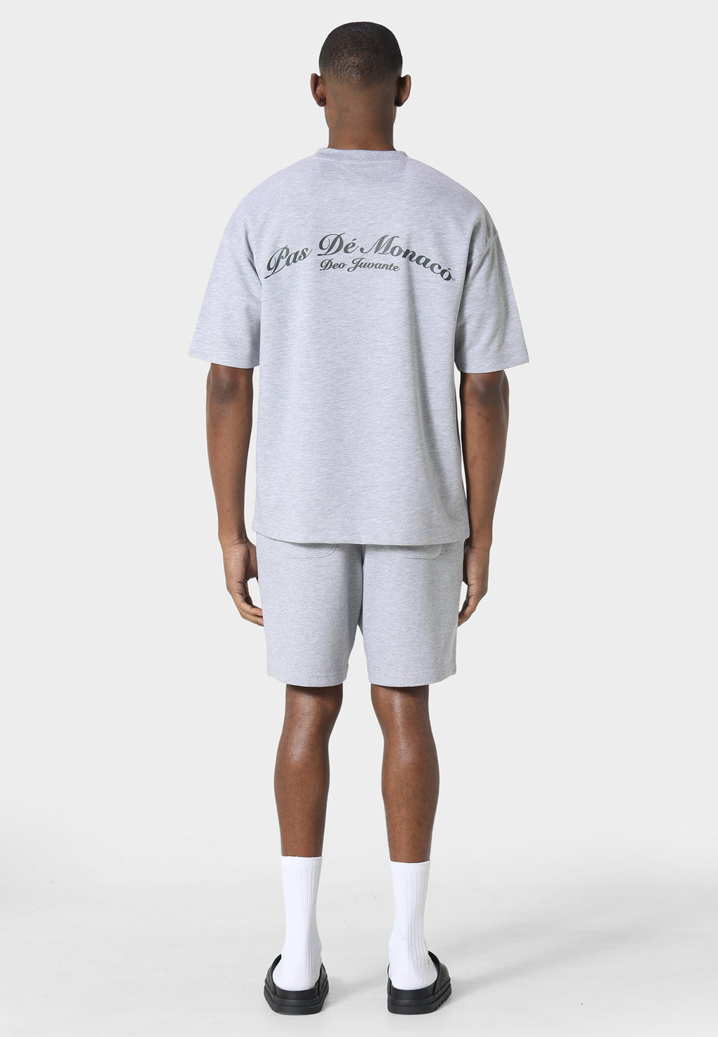 Crest Marl Grey T-Shirt