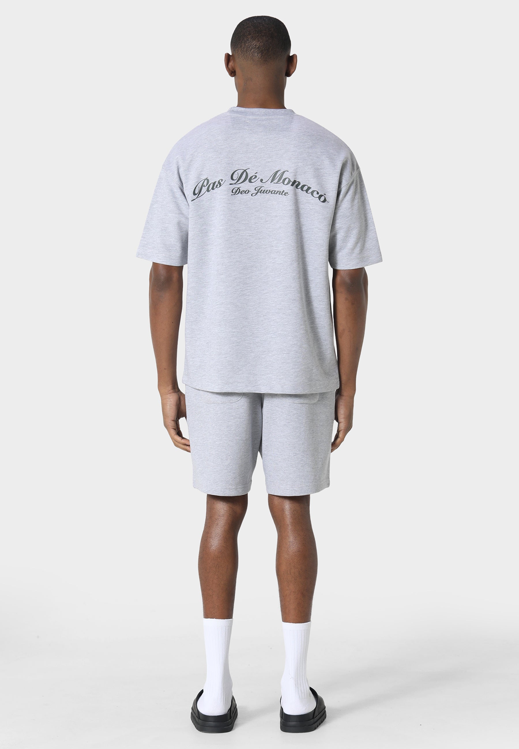 Crest Marl Grey T-Shirt