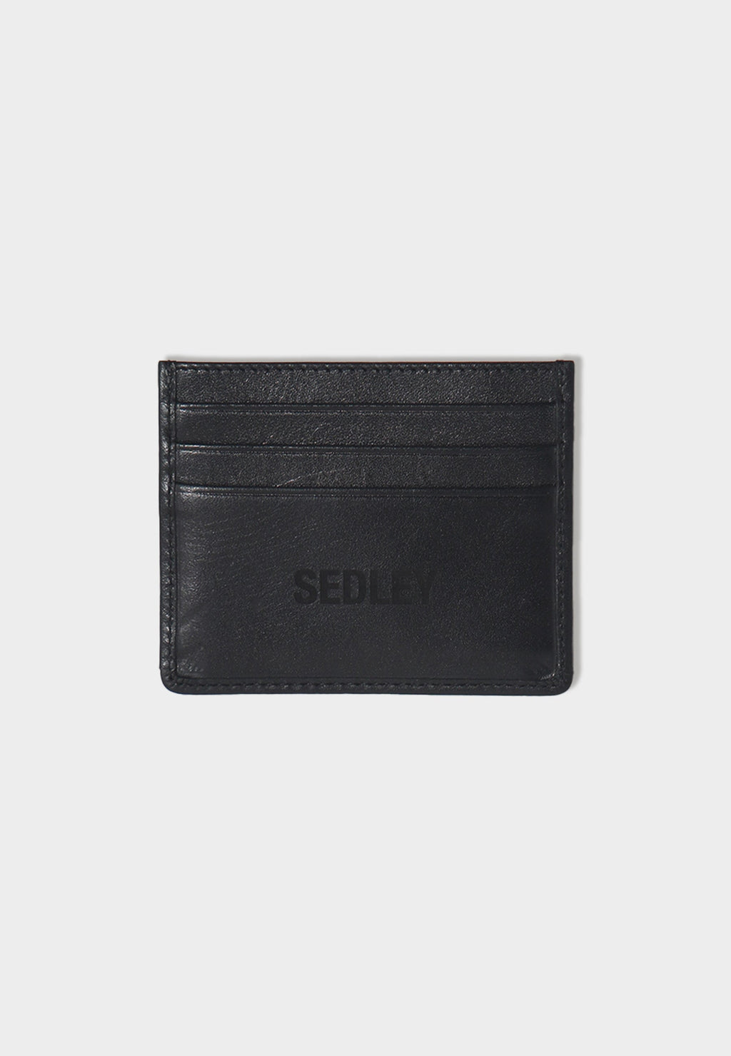 Sedley Black Leather Card Holder