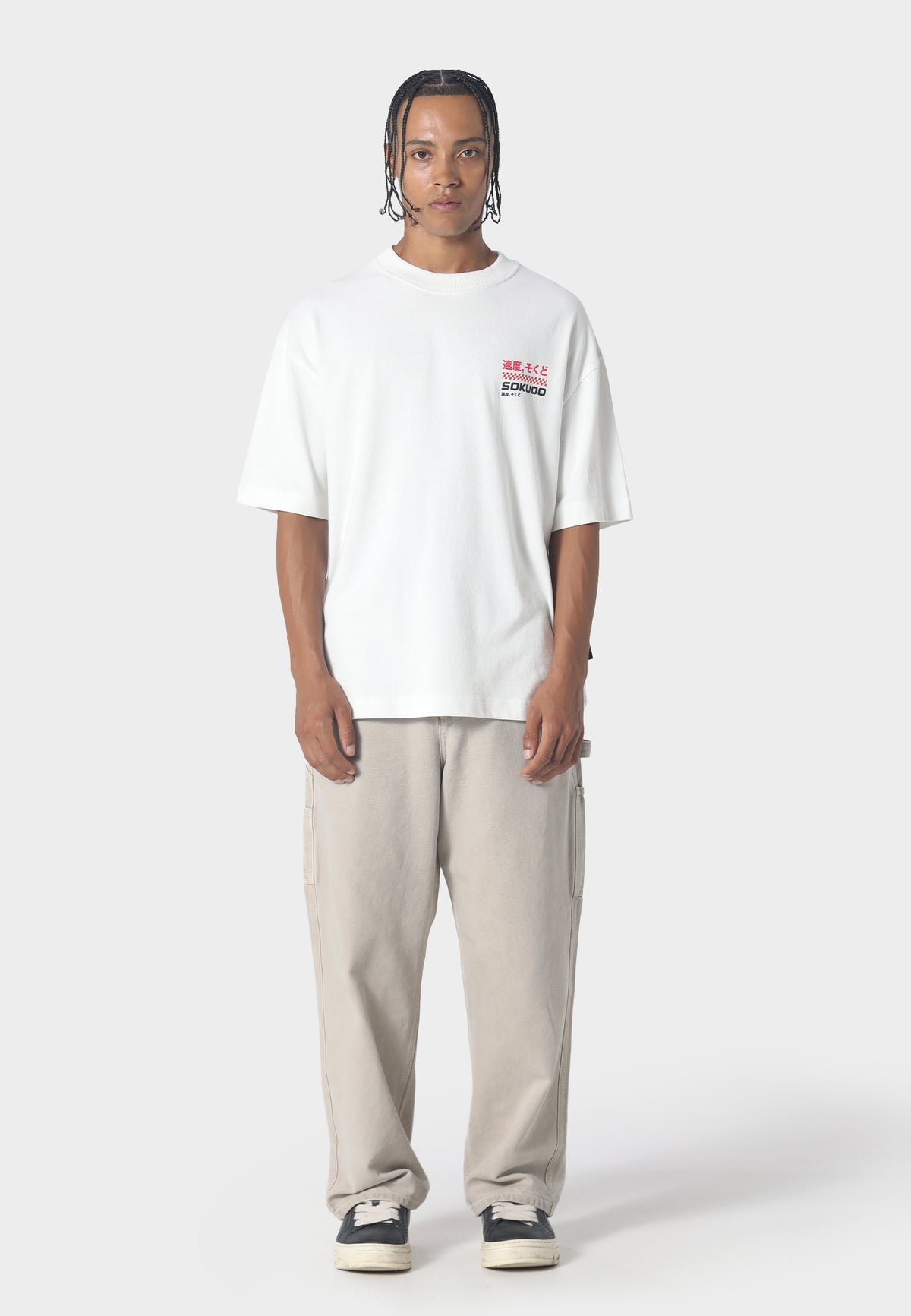 Dorifuto T-Shirt Washed White