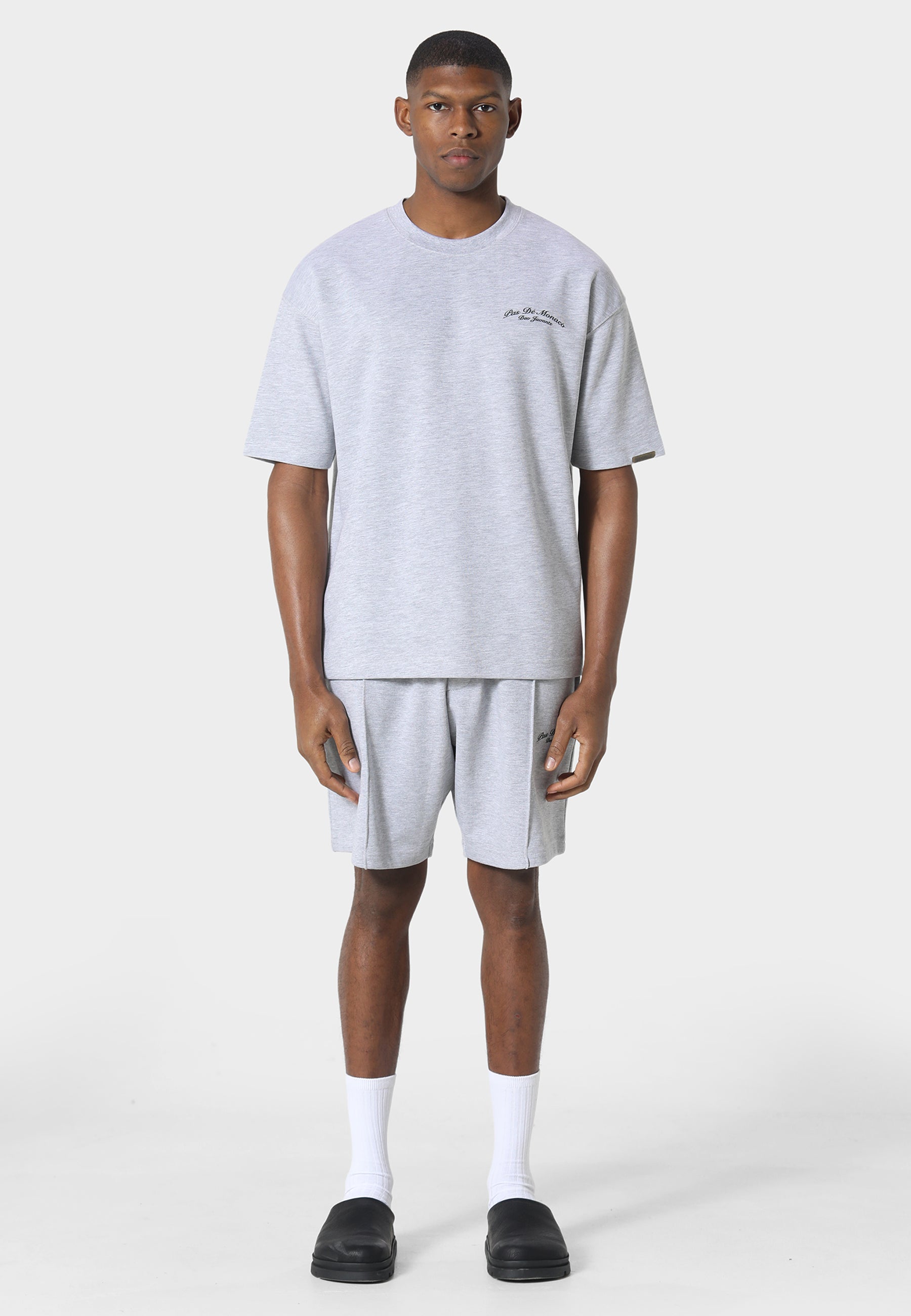 Ecrit Marl Grey Shorts