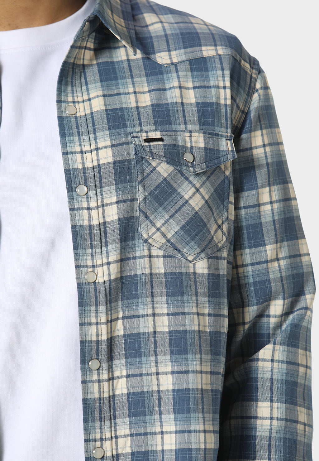 Ellake Blue Check Shirt
