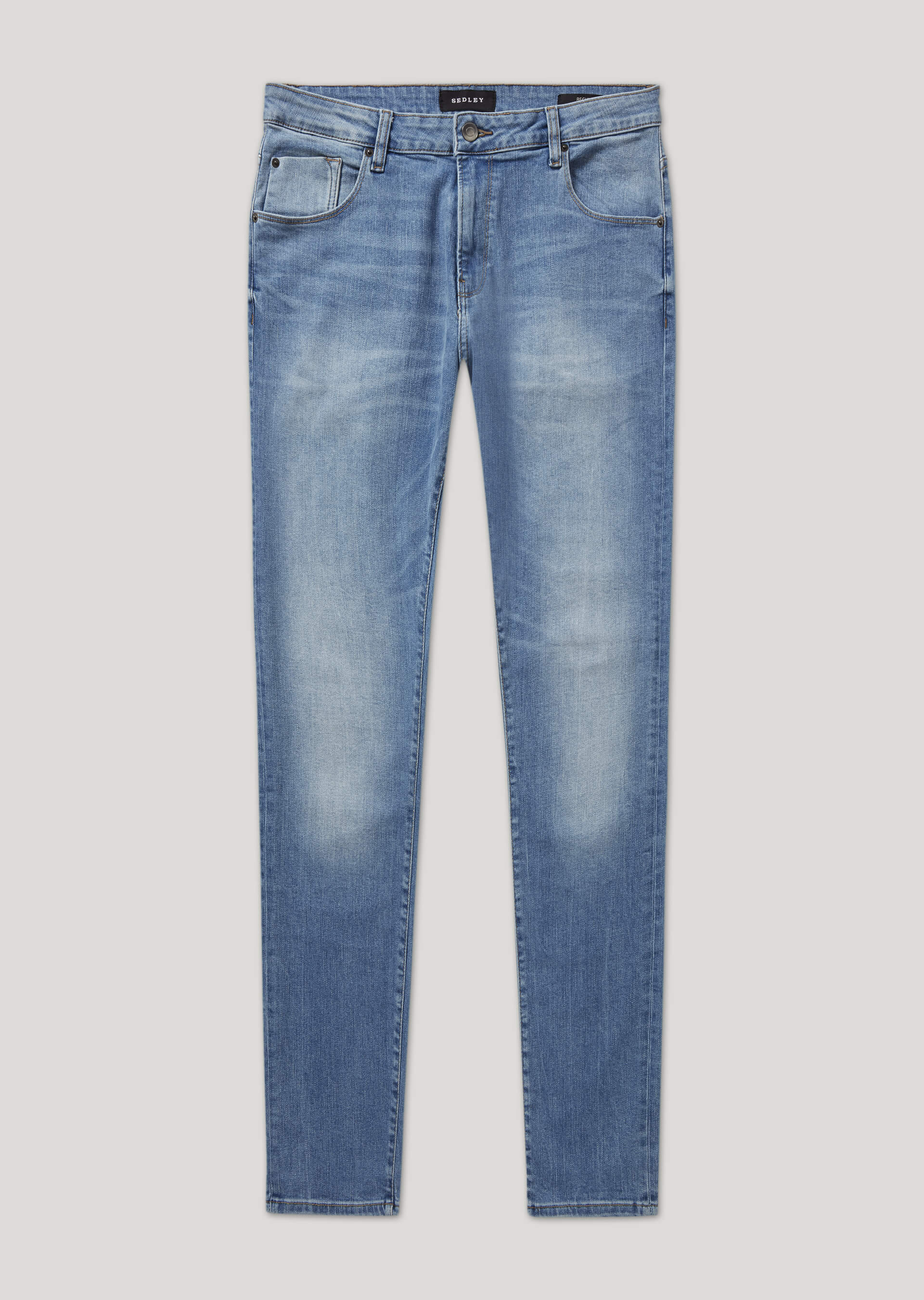 Finching 911 Light Wash Regular Fit Denim Jeans