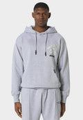 Fleur De Route Marl Grey Hoodie