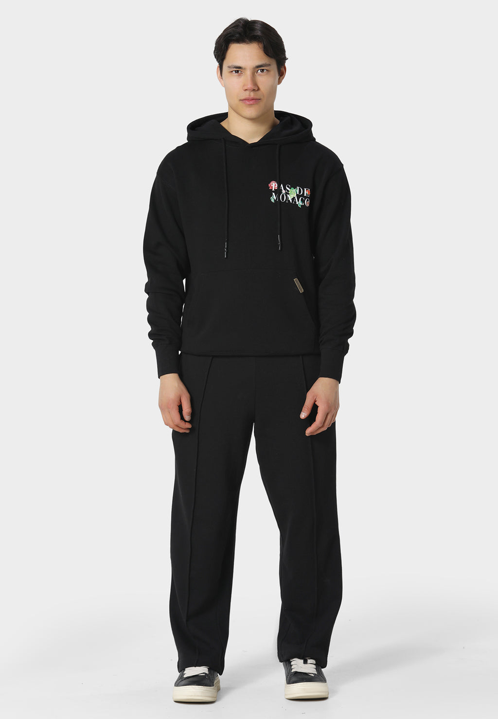 Fleuron Jardin Jet Black Hoodie