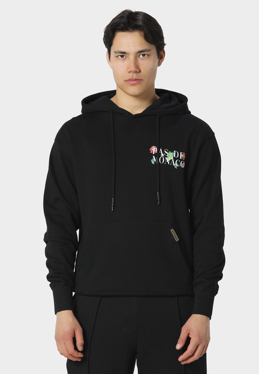 Fleuron Jardin Jet Black Hoodie
