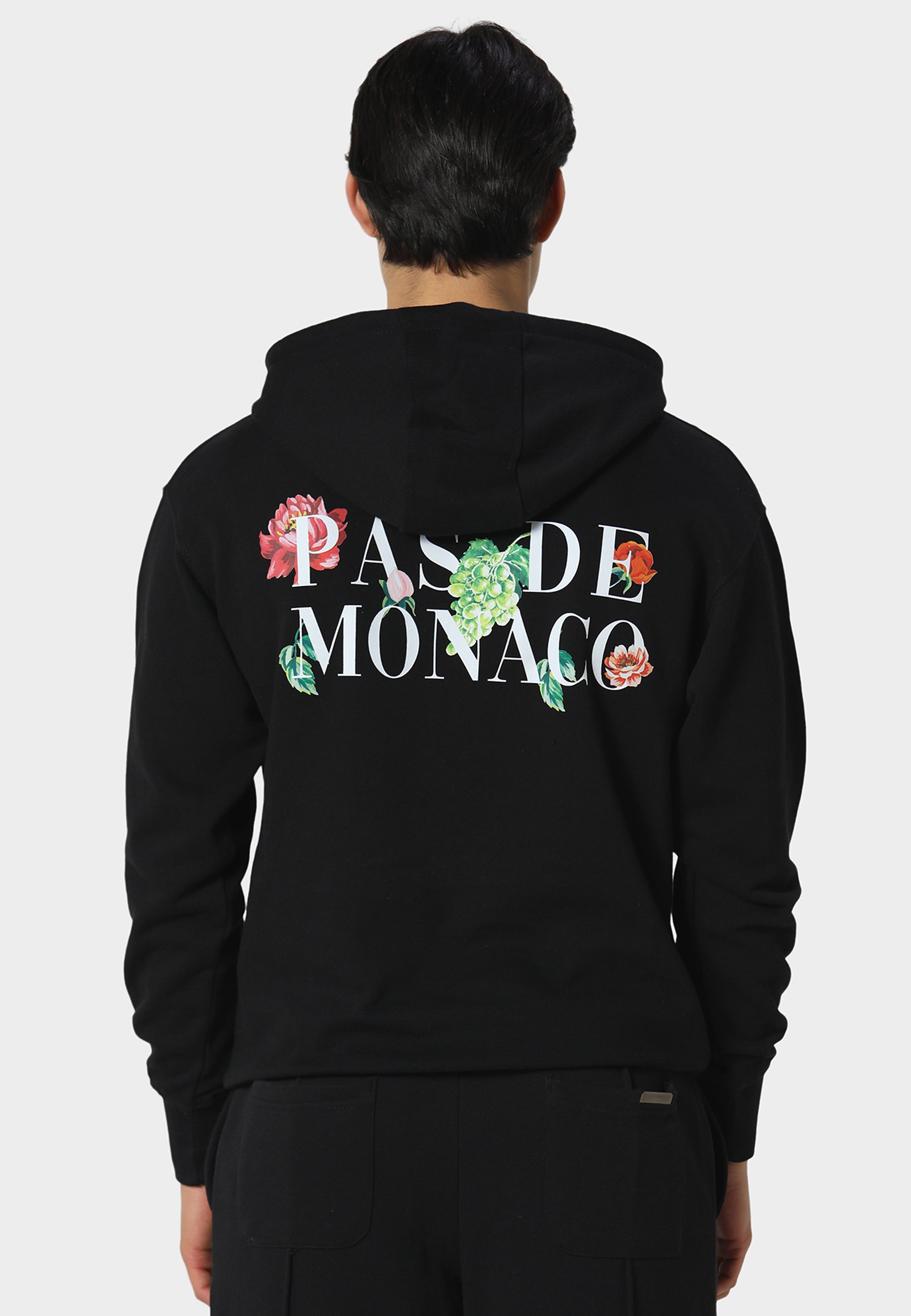 Fleuron Jardin Jet Black Hoodie