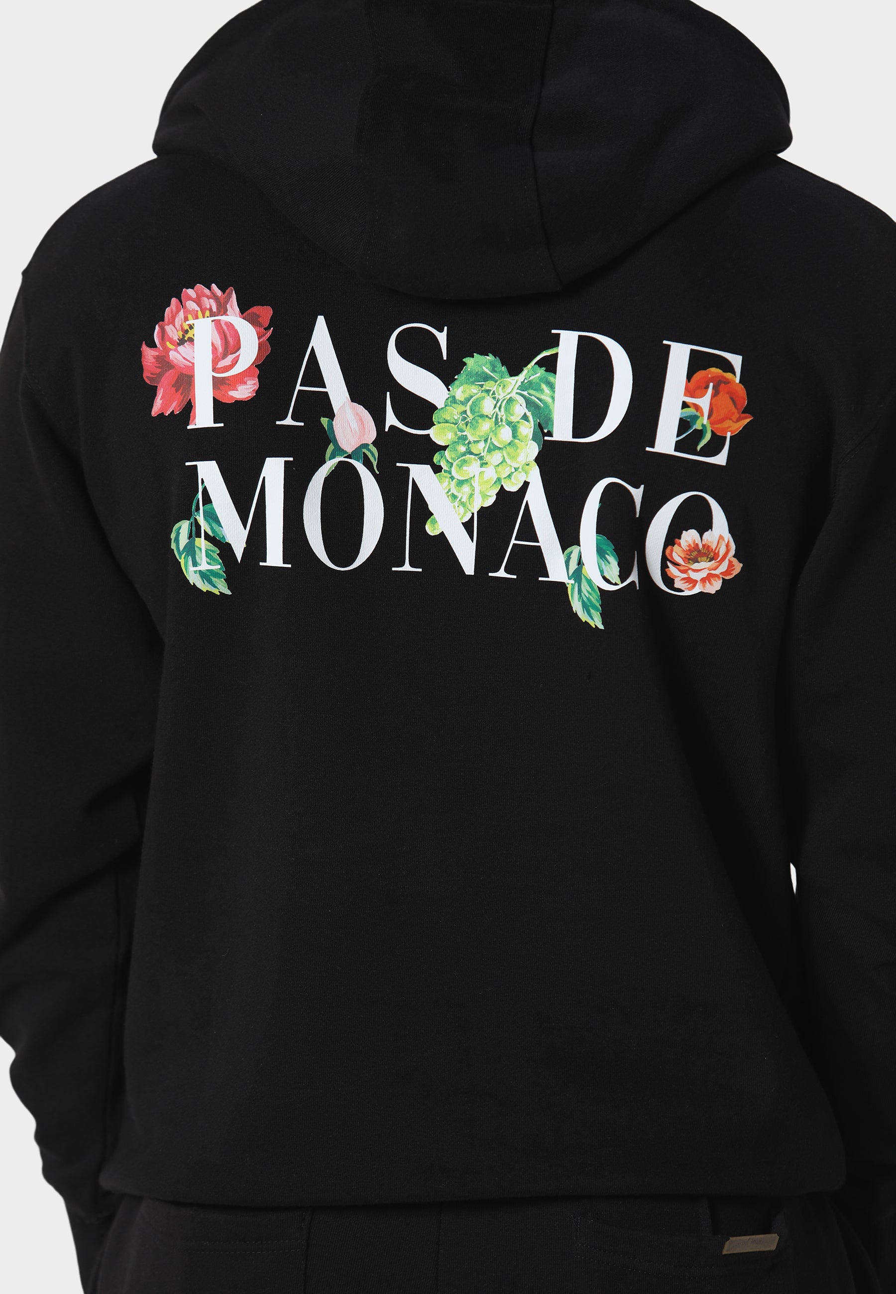 Fleuron Jardin Jet Black Hoodie