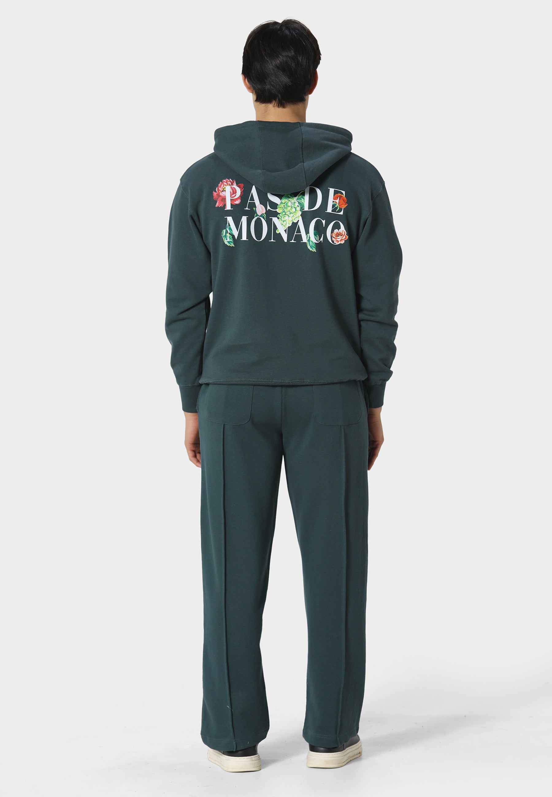 Fleuron Jardin Forest Green Hoodie