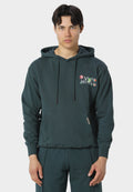 Fleuron Jardin Forest Green Hoodie