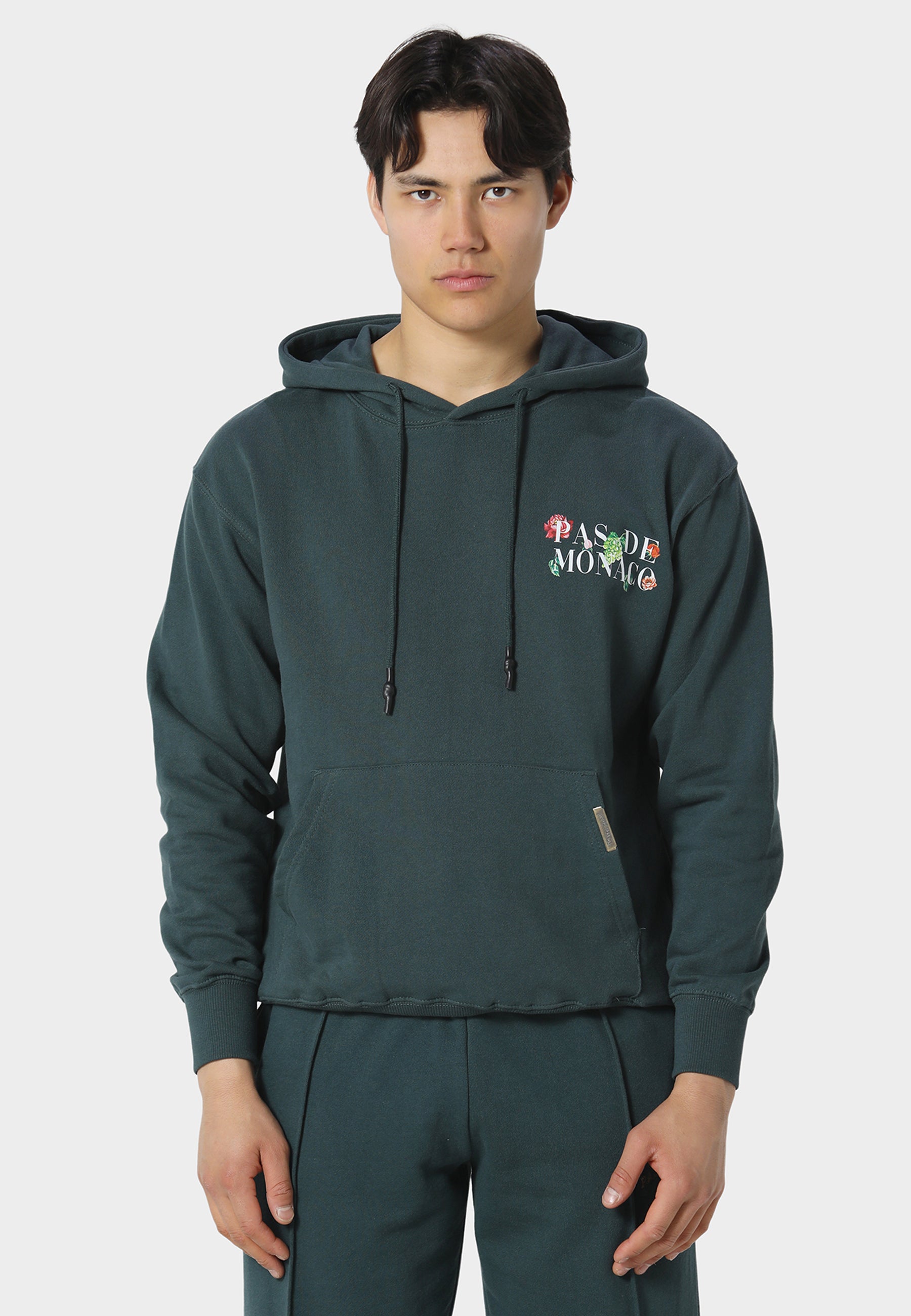 Fleuron Jardin Forest Green Hoodie