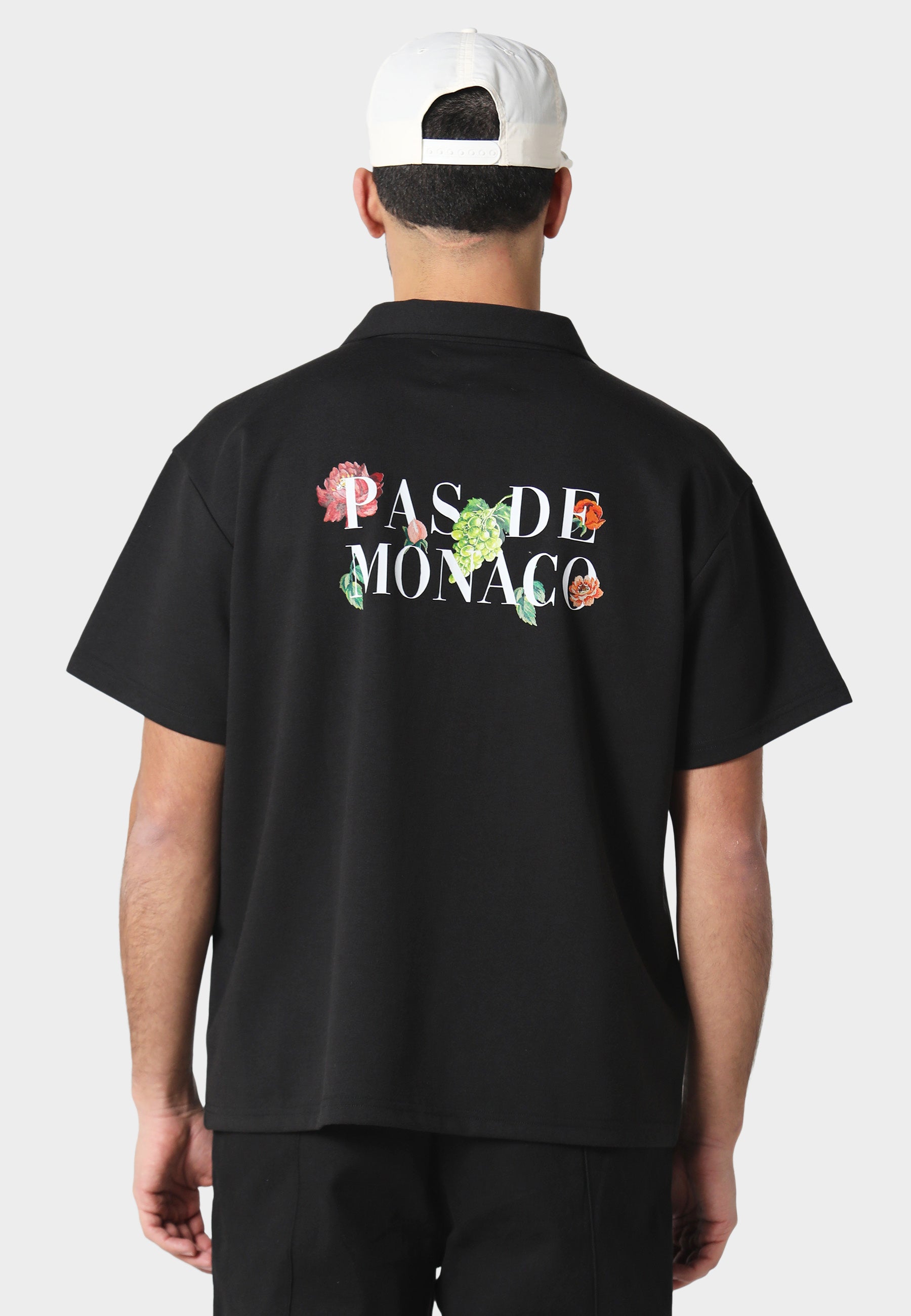 Florale Black Cuban Shirt