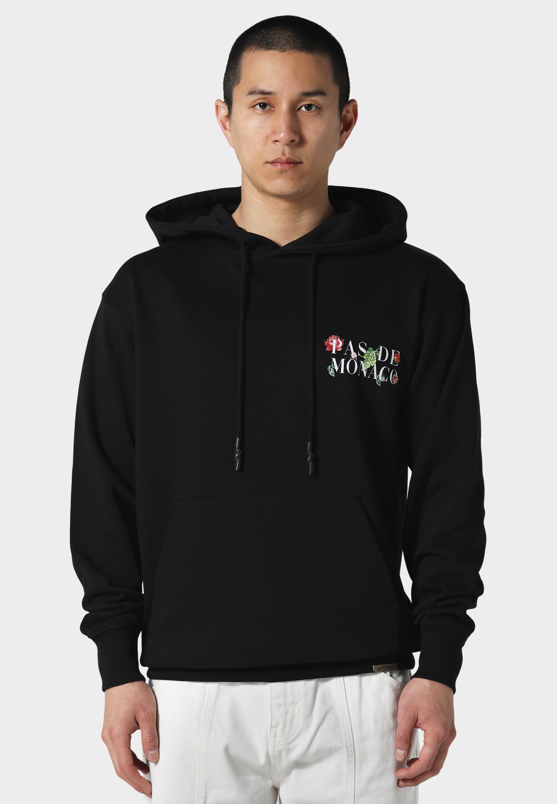 Florale Black Hoodie