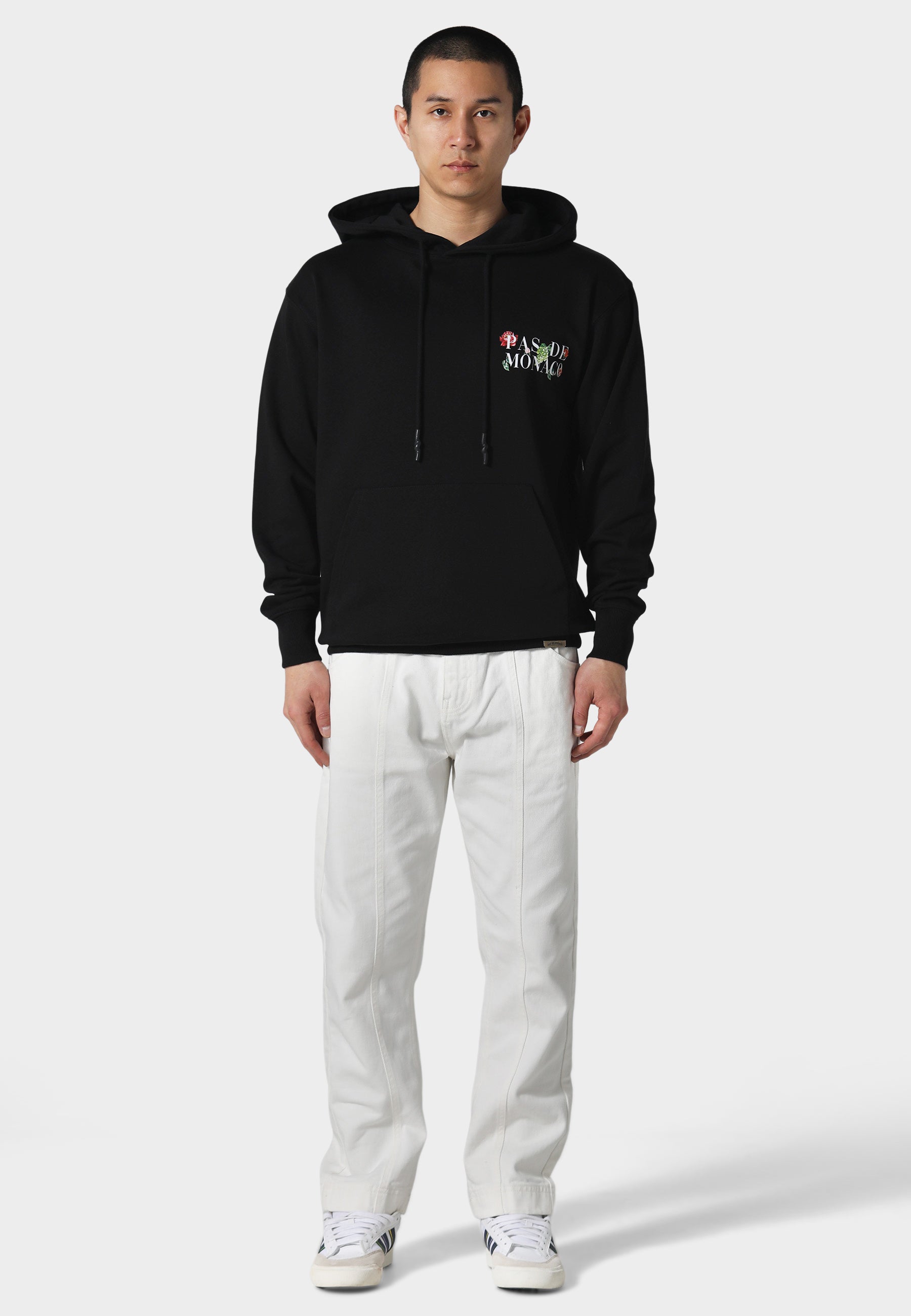 Florale Black Hoodie