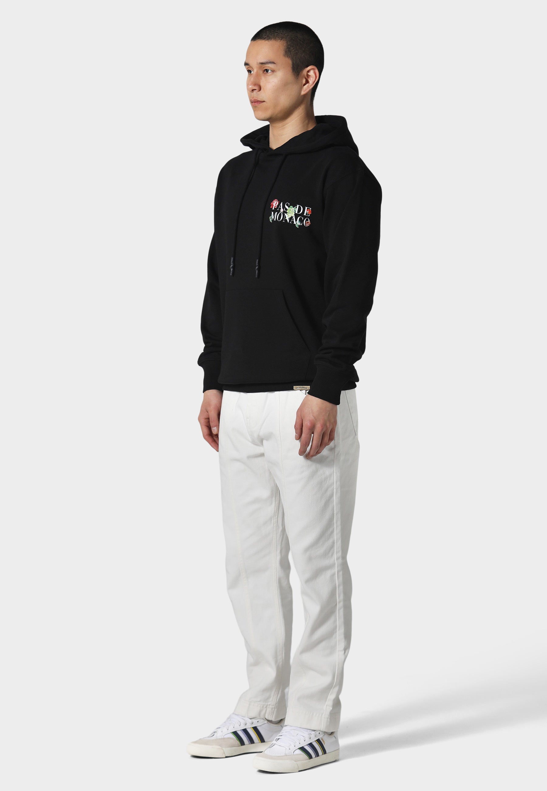 Florale Black Hoodie