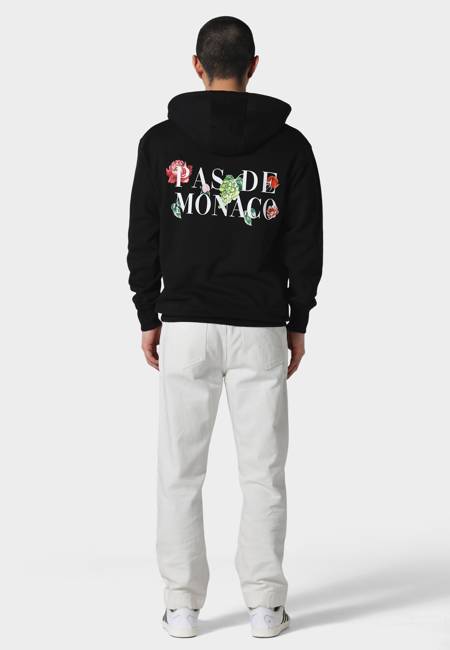 Florale Black Hoodie
