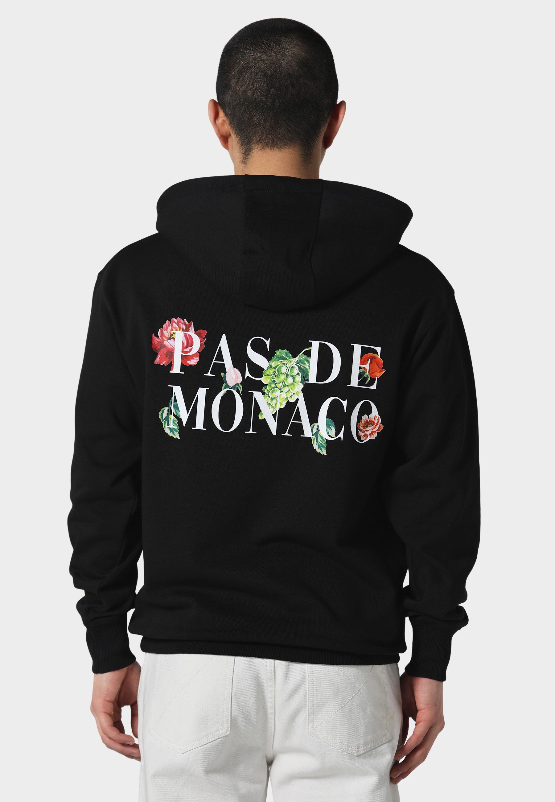 Florale Black Hoodie