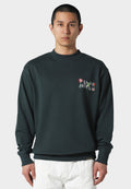 Florale Forest Green Sweatshirt