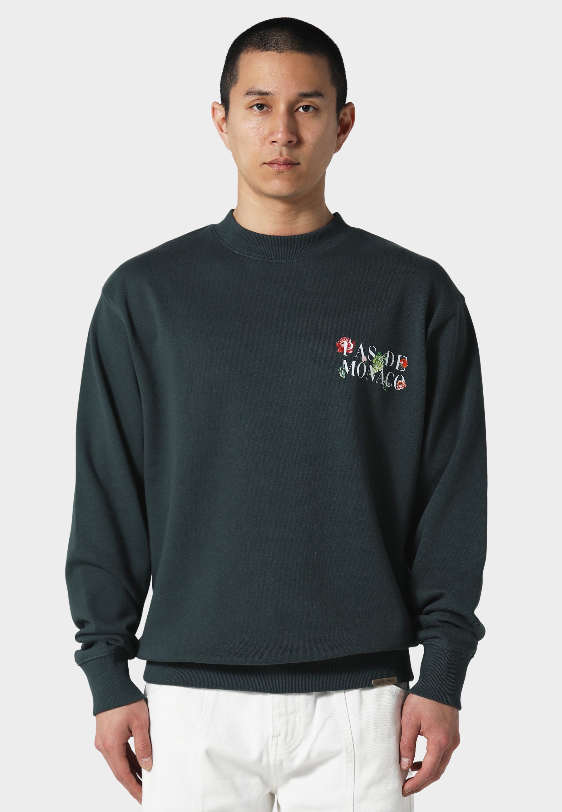 Florale Forest Green Sweatshirt