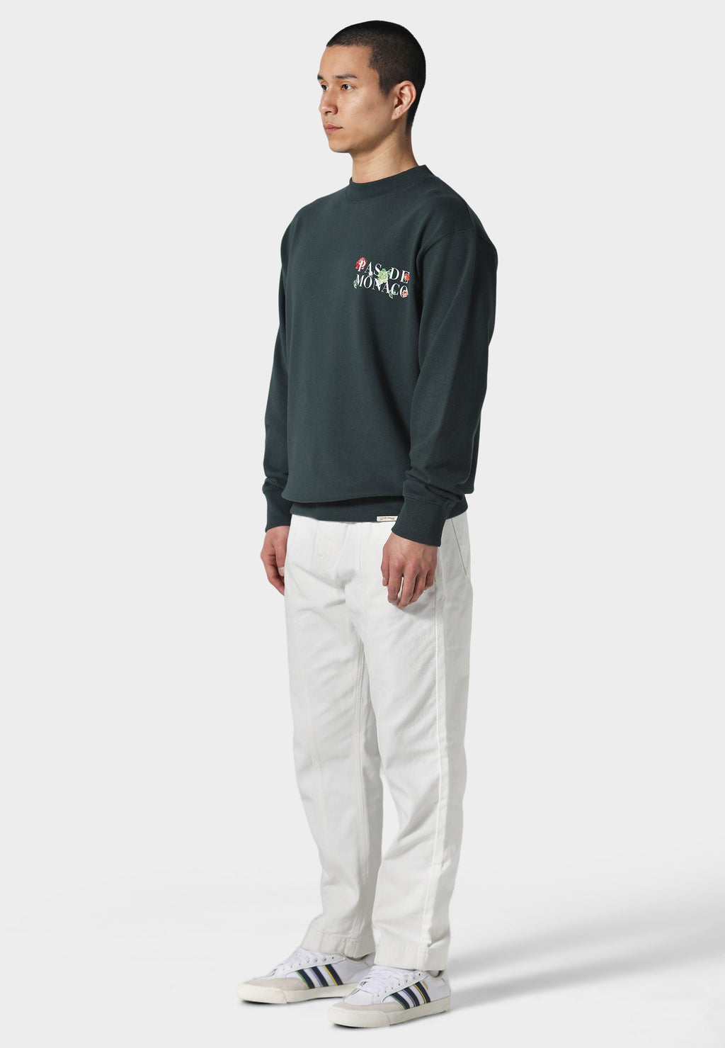 Florale Forest Green Sweatshirt