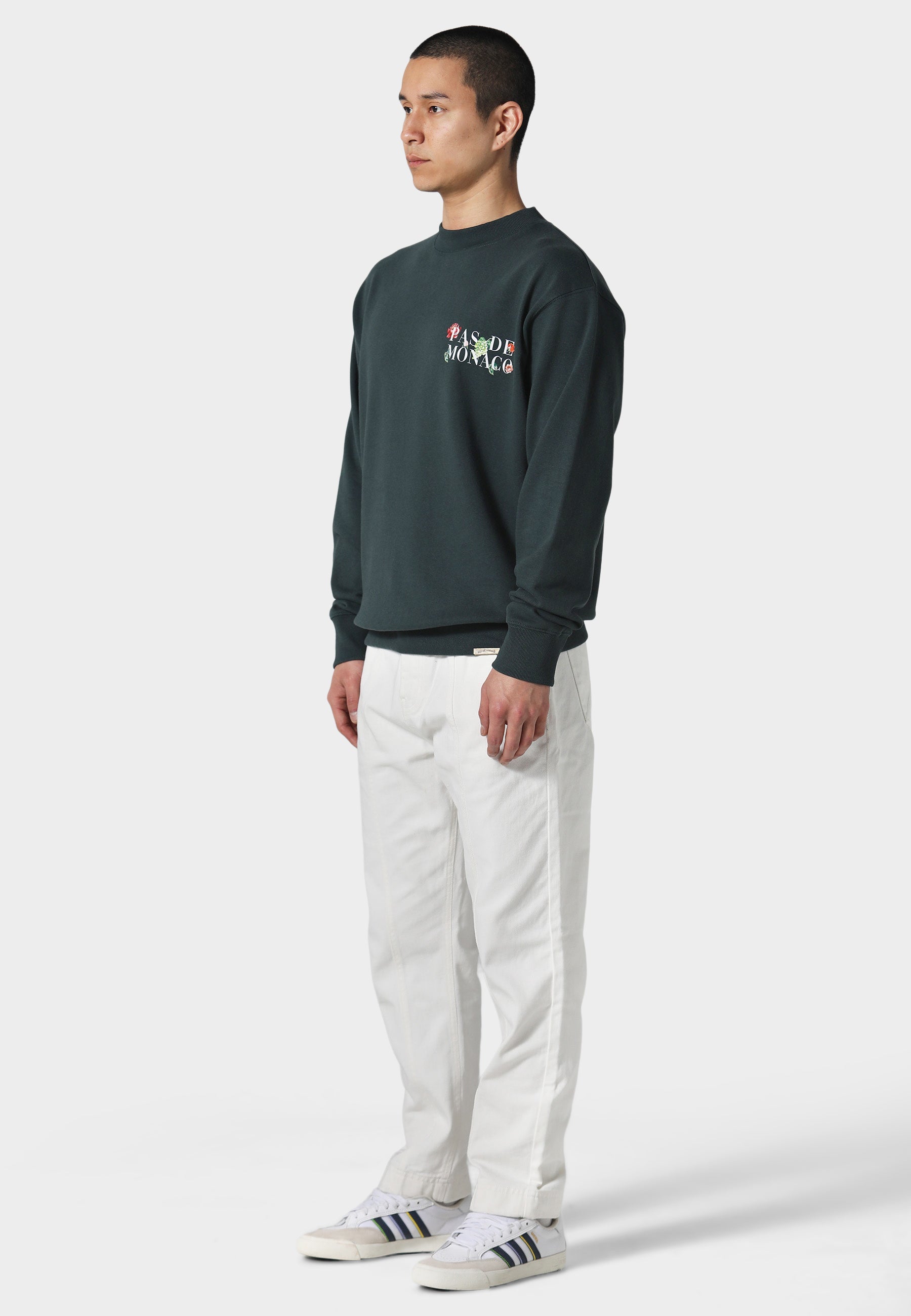 Florale Forest Green Sweatshirt
