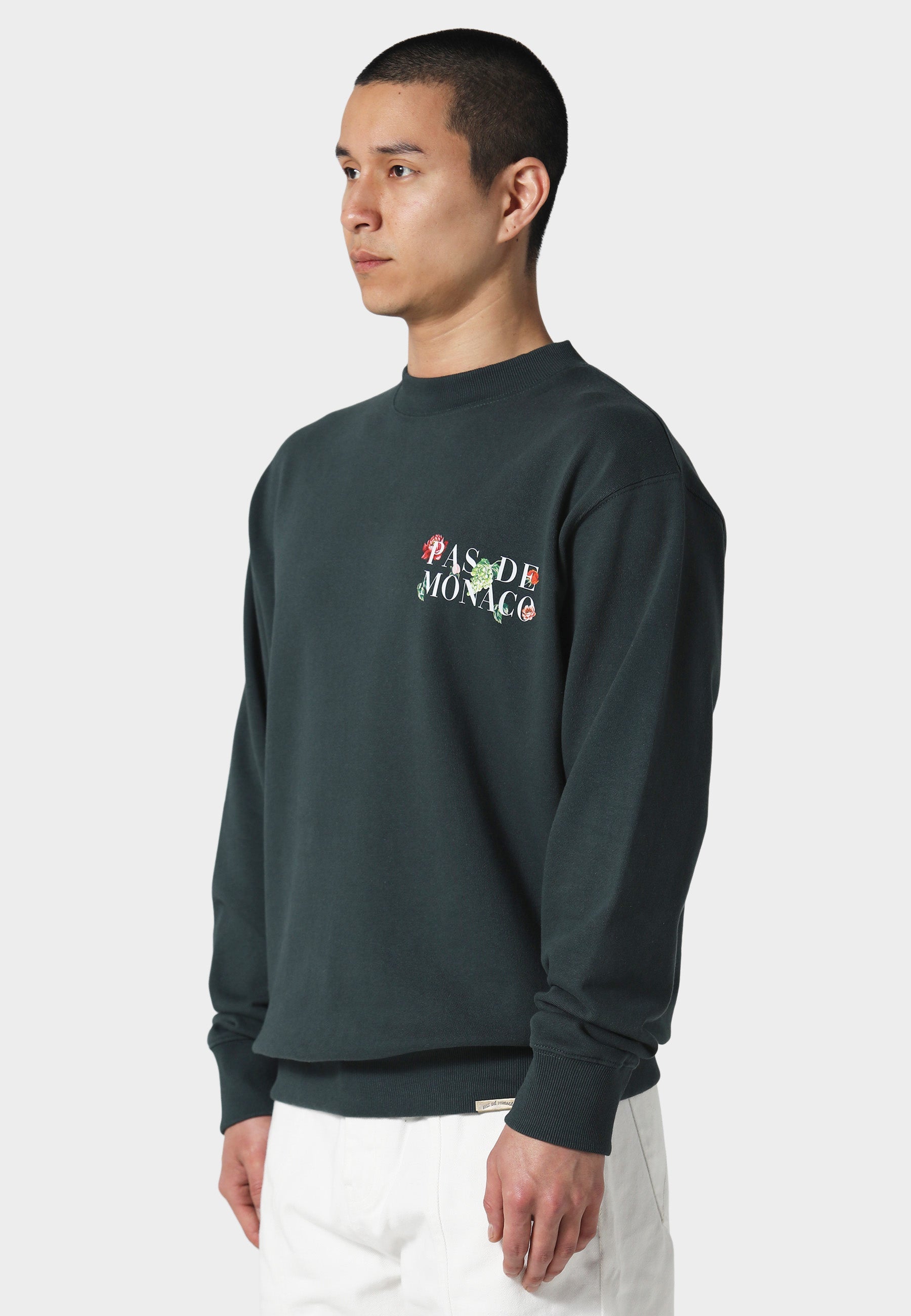 Florale Forest Green Sweatshirt