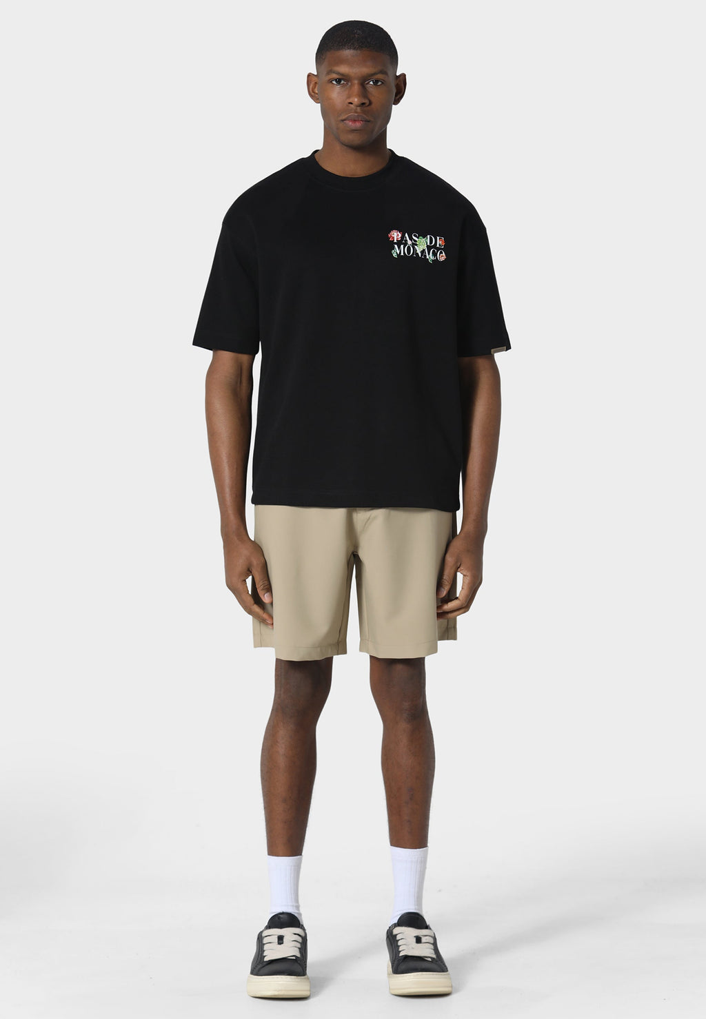 Florale Black T-Shirt