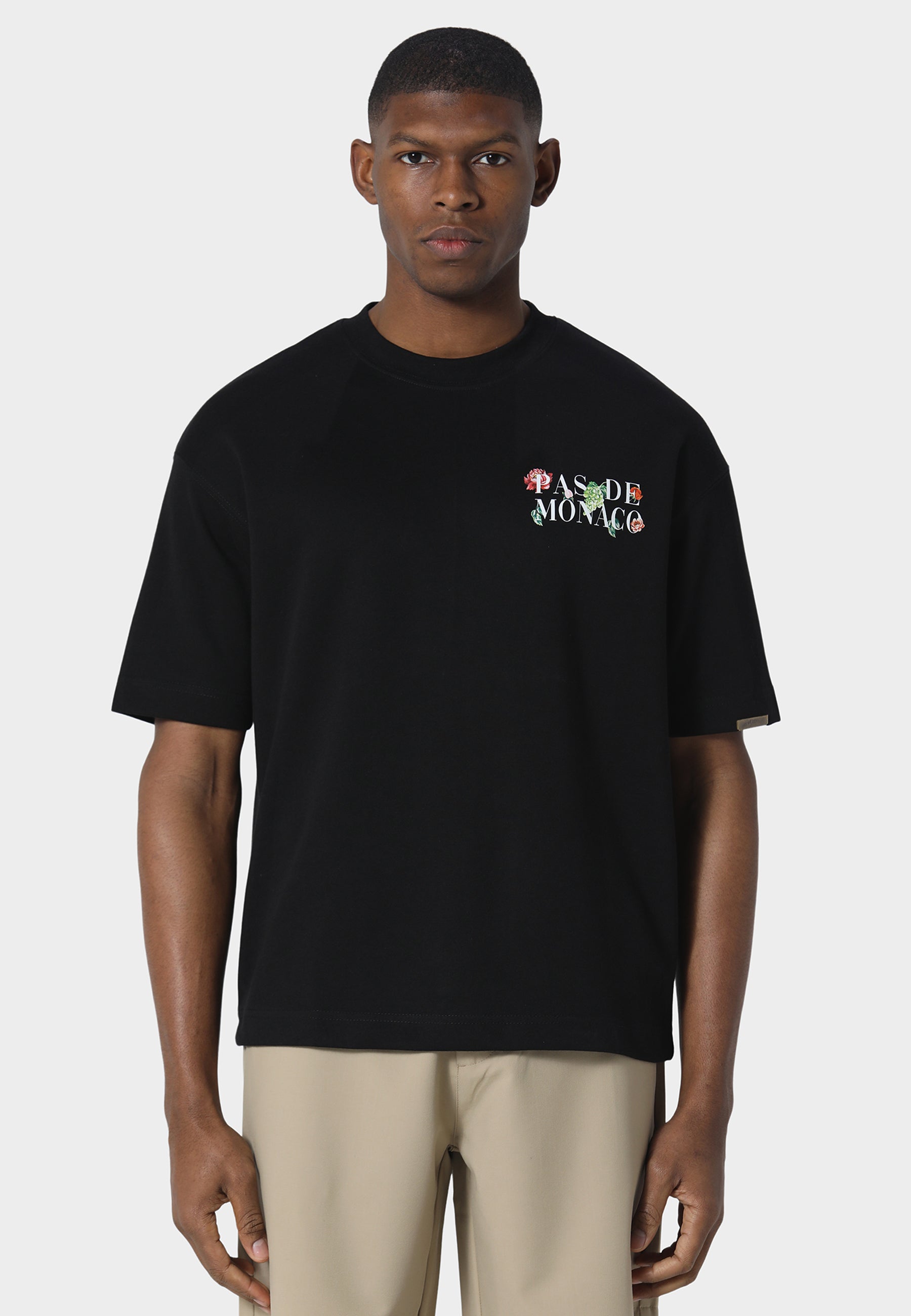 Florale Black T-Shirt